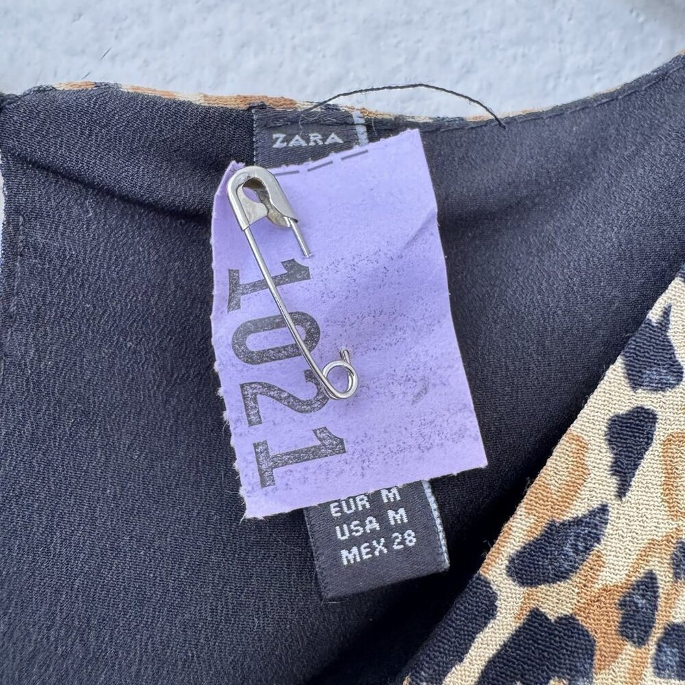 Zara Trf Collection Leopard Print Mini Dress Wome… - image 6